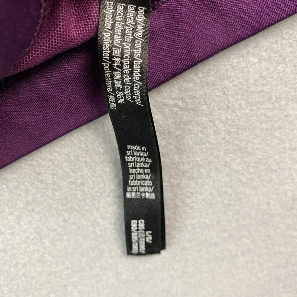 Victoria’s Secret Sport Lilac Racerback Back Sports Bra Sz L No Padding Gym Yoga - Picture 8 of 9